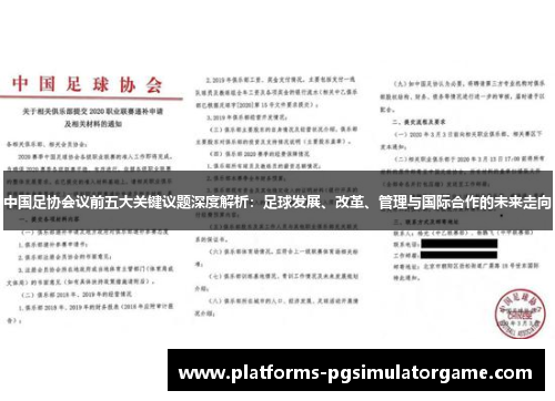 中国足协会议前五大关键议题深度解析：足球发展、改革、管理与国际合作的未来走向